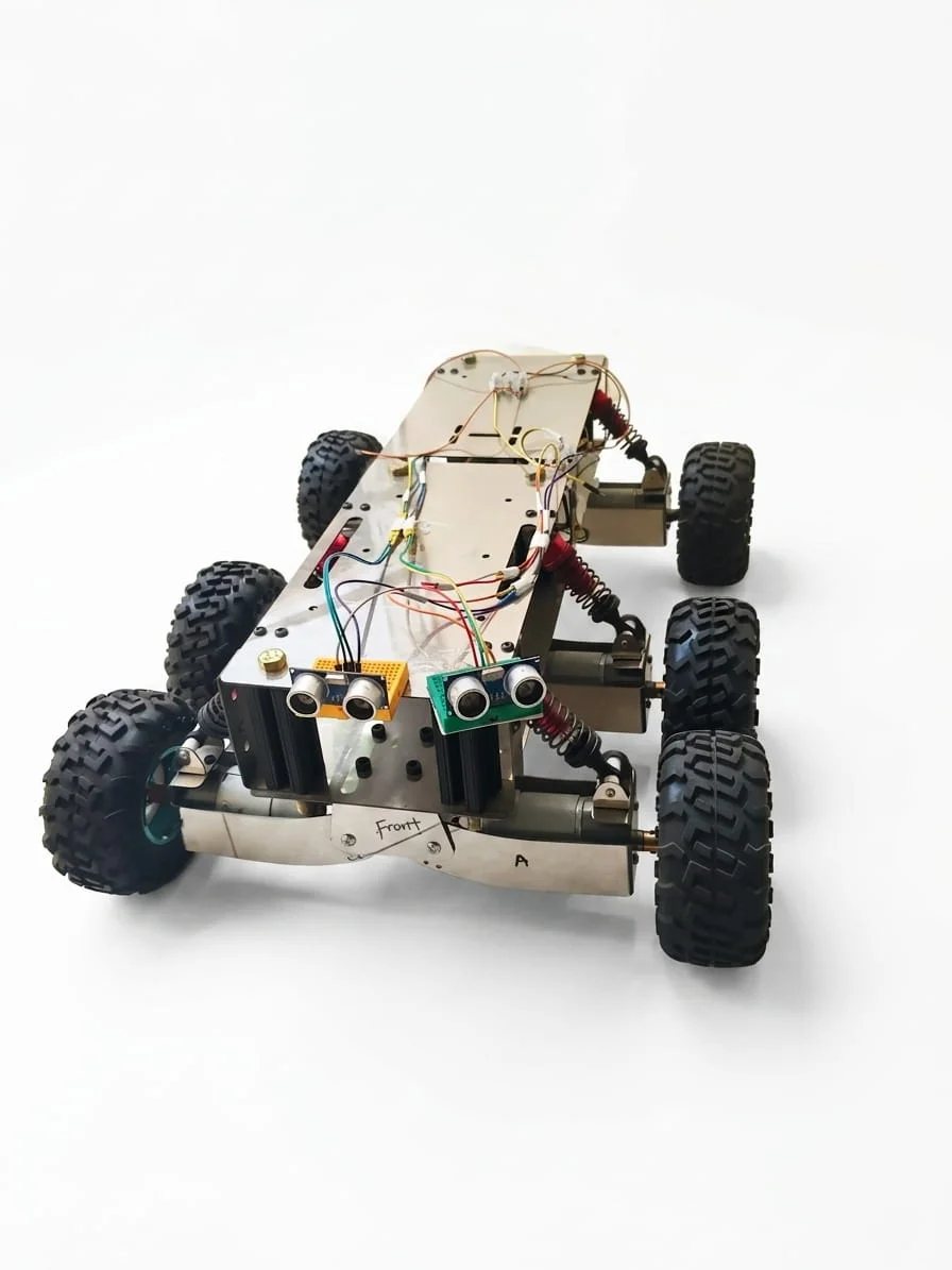 6-Wheeled Swarm Rover CAD