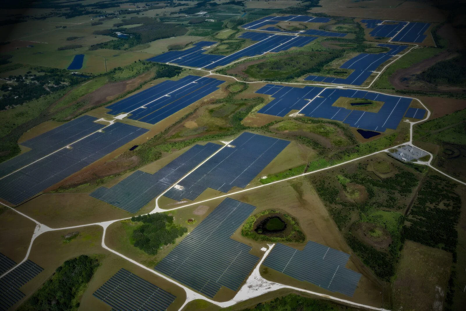 Solar Farm Background