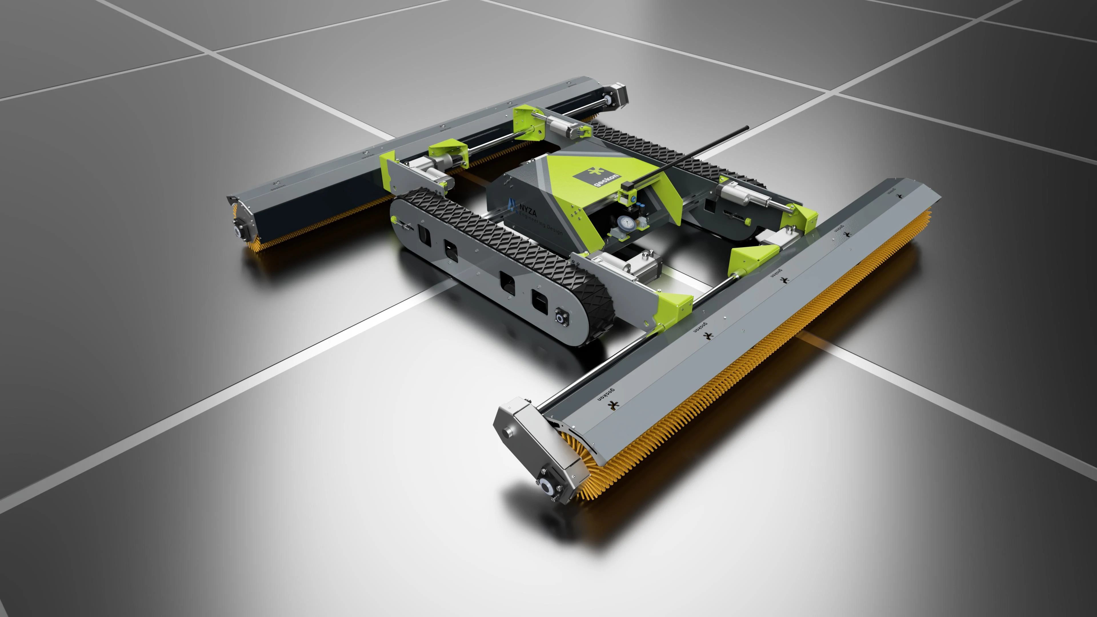 solar cleaning robot